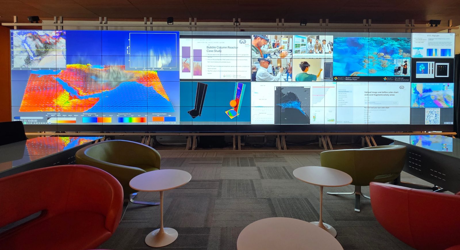 40-megapixel display wall